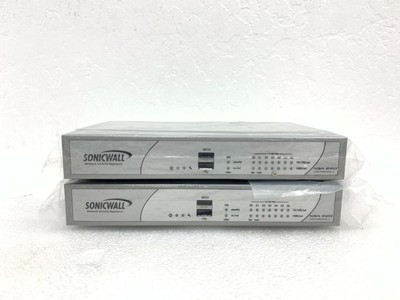 LOT OF 2 NEW Sonicwall NSA 220W APL24-08F Wireless Security Firewall Appliance !