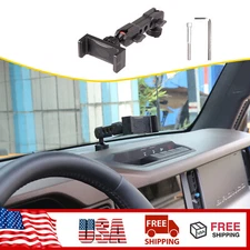 Black Accessories Front Dashboard Cell Phone Mount Bracket For Ford Bronco 2021+