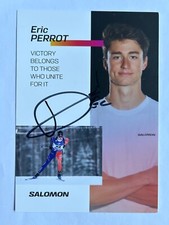 orig. Biathlon Autogrammkarte Eric Perrot &bull; Frankreich &bull; Mega Rar!