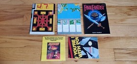 Final Fantasy 1 I Nintendo NES RPG Game Complete CIB Box Map Chart Manual lot ! 