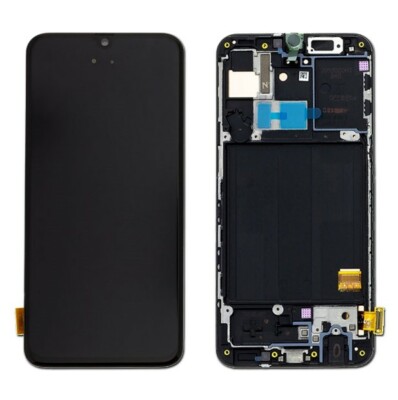 100% ORIGINAL LCD Touchscreen Display Einheit Black Samsung Galaxy A40 A405F NEU