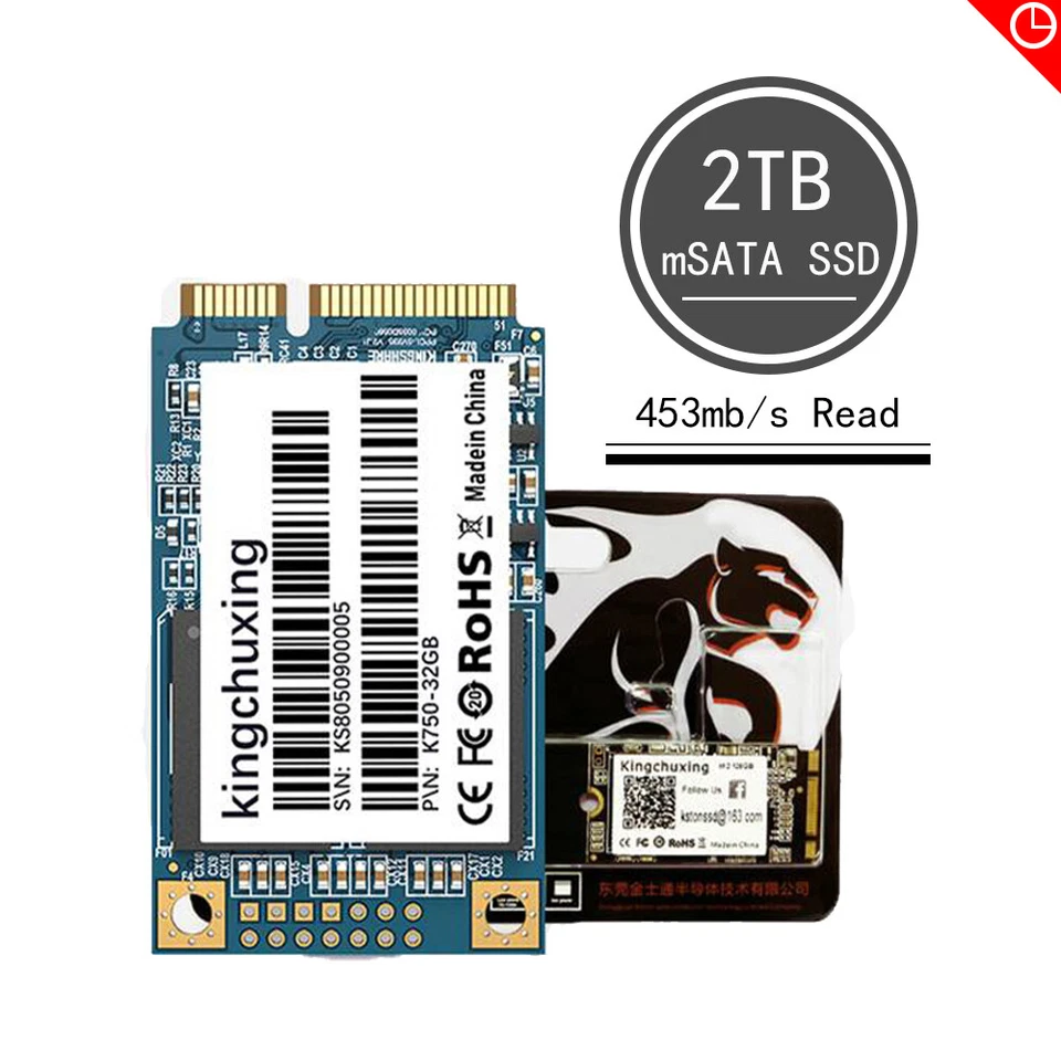 Kingchuxing 2TB SSD intern mSATA III Festplatte Solid State Drive Mini SATA - Bild 2 von 4