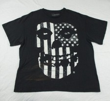Misfits T Shirt Mens XL Fiend Skull American Flag Punk Rock Tee 100 Cotton 2014