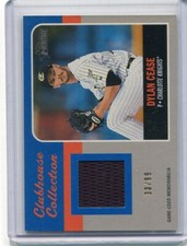 DYLAN CEASE 2019 TOPPS HERITAGE MINORS CLUBHOUSE COLLECTION RELIC BLUE #D 33/99