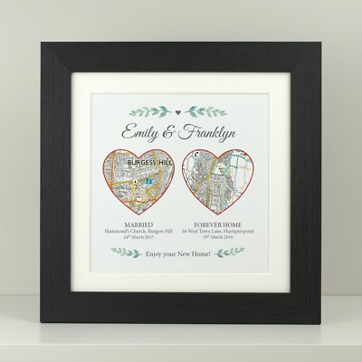 Personalisiertes Hochzeitsgeschenk / Met verlobt verheiratet OS Karten / Jubiläumsgeschenk