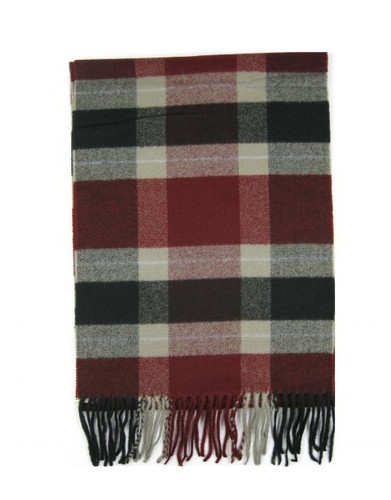 Men Gents Winter Scarf Check Block Pattern Cashmere Blend Neck Warmer - 第 21/82 張圖片