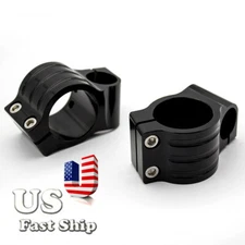 USA CNC 48MM Fork Tube Clip Ons Handlebars Heads Mounts Handle Clamp Regular
