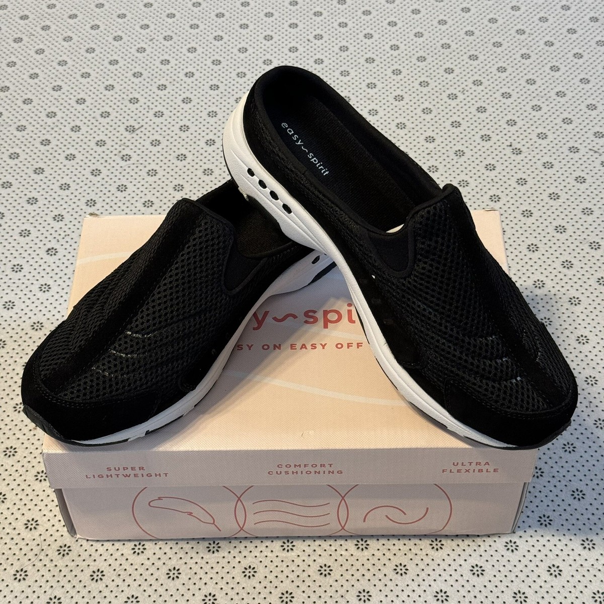 Easy Spirit Pantofole Donna Treepose - Tomaia In Tessuto Con Pelliccia Sintetica - Sistema Ammortizzante ES3
