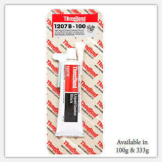 Threebond RTV Liquid Gasket 100G Black - Hi Temp + Pressure Resistant 1207B-100