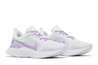 Nike Women's React Infinity Run Flyknit 3 Grey Rush Fuchsia DZ3016-100