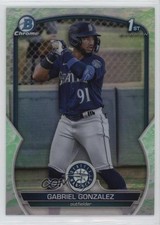 2023 Bowman Chrome Prospects Lunar Glow Refractor Gabriel Gonzalez #BCP-133