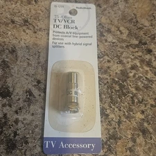 75-Ohm TV/VCR DC Block