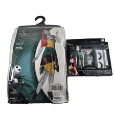New SPIRIT Nightmare Before Christmas Sz L Sally Adult Costume Makeup Kit READ