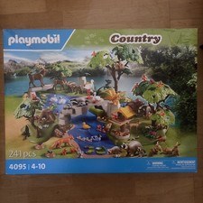 Playmobil Sammlung Country Set 4095 Tiere am Seeufer Waldtiere Tierpark NEU OVP