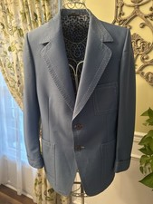 Mens Vintage 70's Polyester Leisure Suit Jacket Pants Small Disco Small SWEET 