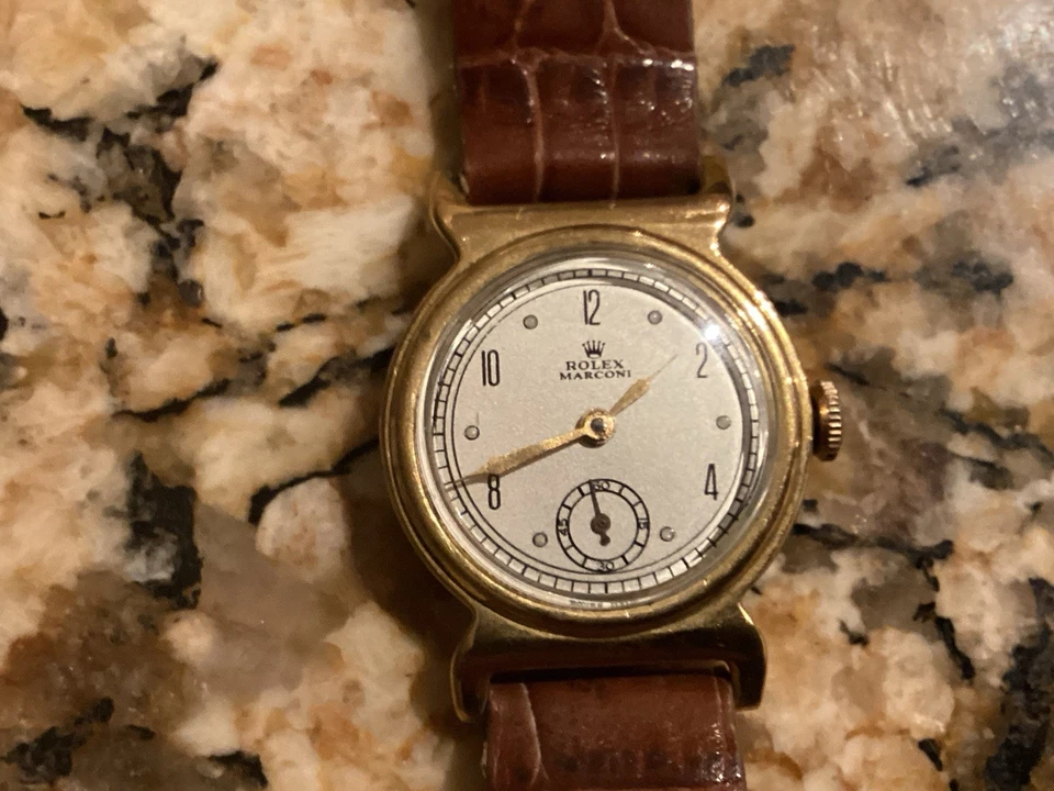 Rolex Marconi Gold Filled 1936 Immaculate Verified Certification. Beautiful Rare - Image 2 of 4