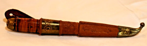 Vintage Kauhava Finnish Mini Puukko Knife  w/ Sheath  Finland