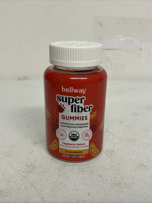 Bellway Raspberry Lemon Super Fiber Gummies EXP 11/2025
