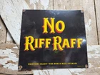 VINTAGE NO RIFF RAFF PORCELAIN SIGN TENNESSEE PRINTERS ALLEY BRASS RAIL STABLES