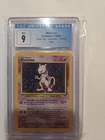 Pokémon Card - Mewtwo Base Set Unlimited Holographic Graded CGC MINT 9 (10/102)