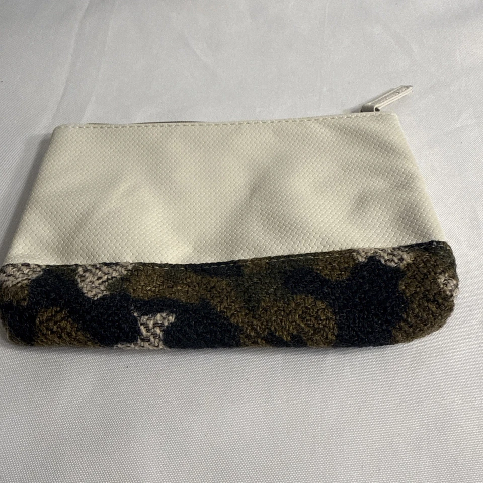 BOLSO DE MAQUILLAJE COSMÉTICO Sisley Paris Tela Tejida y CREMA Cuero Sintético  Foto 4 de 4