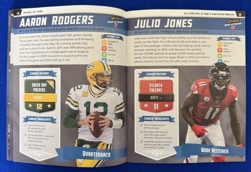 2021 Football All-Stars Booklet-50 All-Stars 20 Star Player Profiles 10 Legends - Picture 8 of 13