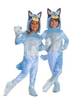 Bluey Dog Halloween Costume Size 3T 4T Boys Girls Toddler Jumpsuit Disney Bingo