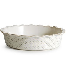 Ceramic Deep Pie Pan, 9 inch Pie Dish for Baking, Non-Stick, Oven & Dishwashe...