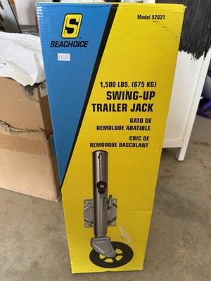 This is a SEACHOICE Model 52031 Swing-Up Trailer Jack with a capacity of 1500 #s