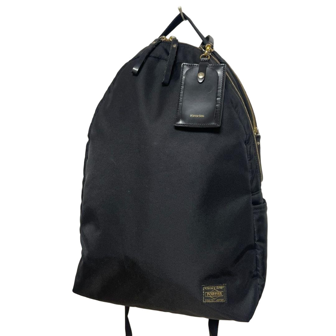 Yoshida Kaban Porter Girl Shea Backpack Black Nylon Unisex Casual Business