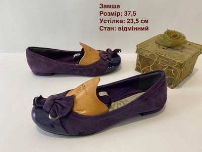 ladies clarks heels purple suede 37.5