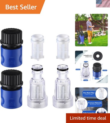 #ad 6 Pack Quick Connect 3 4 Inch Pressure Washer Hose Adapter Durable amp; Efficient $13.29