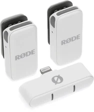 Rode Wireless Micro Microphone Kit - Lightning Connector, White