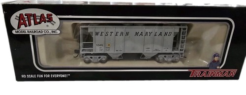 ATLAS HO Trainman No. Tolva cubierta #17193 PS-2 Western Maryland - Road #5505 | Condition: New