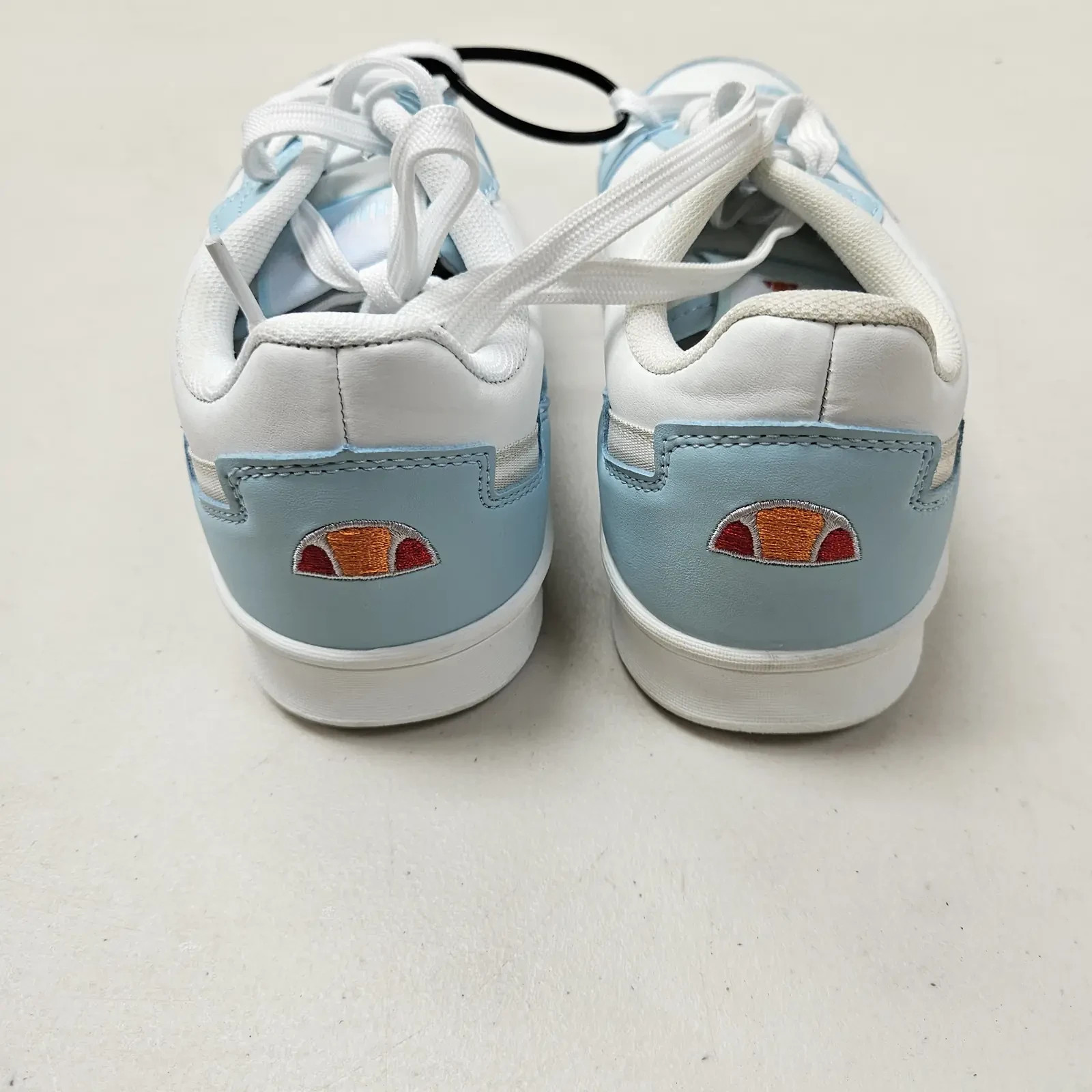 Ellesse Nole Cupsole 1053 Womens Trainers UK 4 EU 37 White Sky Blue image 5