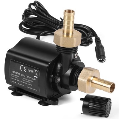 Kleinwasserpumpe 12V 800L/H Tauchpumpe für Teich Aquarium Springbrunnen