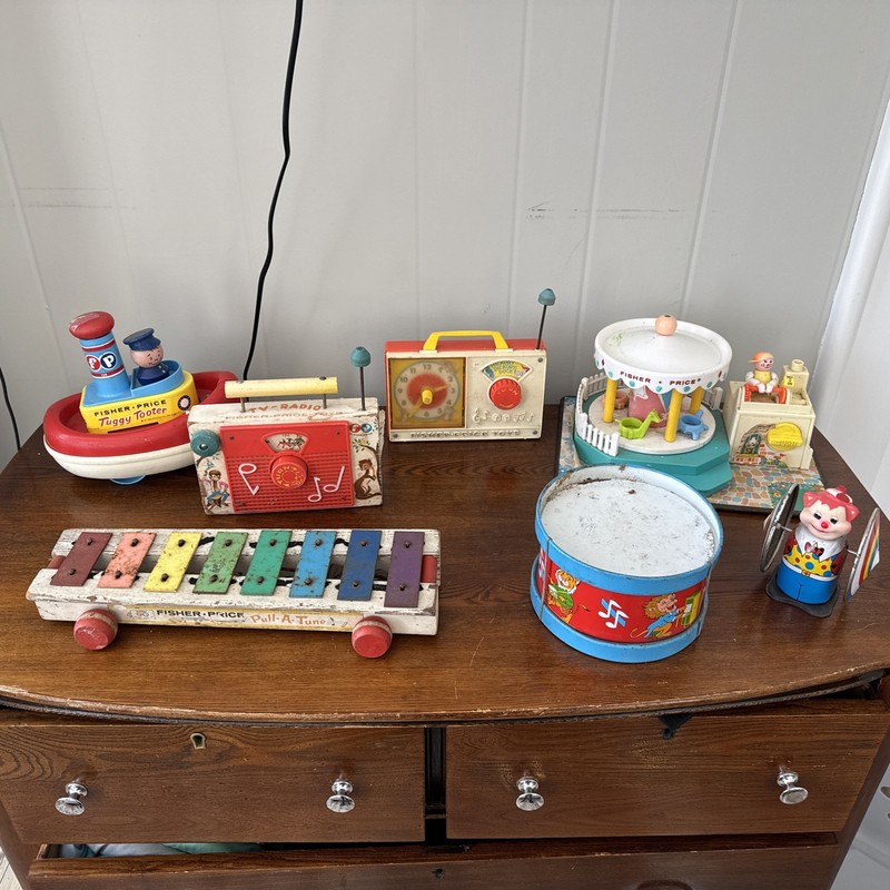 Fisher Price Vintage Toys Mix Lot