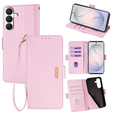 Für Samsung S26 Ultra S25 S24 Plus Leder Wallet Case Flip Magnet Ständer Hülle
