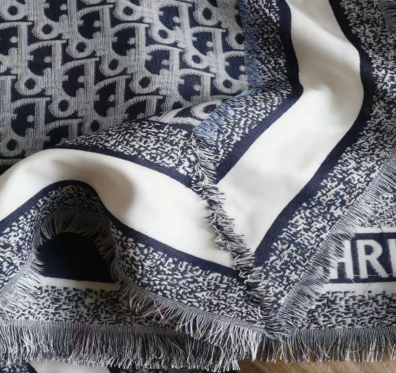 DIO кашемир шарф классический градиент шерсти шеи подогреватель оригинальный шарф - Изображение 2 из 4