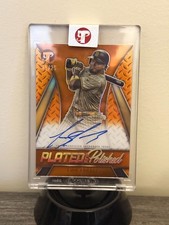 2025 Topps Pristine Luis Arraez Encased Plated & Polished Orange Autograph /25