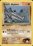 Pokemon 1st Ed. Gym Heroes Common Brock's Rhyhorn 70/132 - Near Mint (NM)