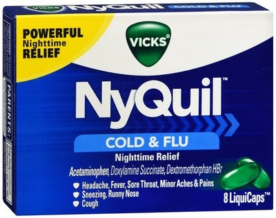 Vicks NyQuil Cold & Flu LiquiCaps 8 EA