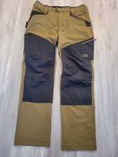Outdoor Research Men's Cirque III Pants Large ARMY GREEN Softshell Stretch OR