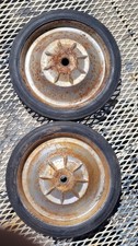 Vtg Radio Flyer Wagon 10 Inch Wheels Pedal Car Tractor Hard Rubber Tires