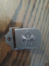 New, no tag BSA Metal Buckle Dark Silvertone Boy Scouts America