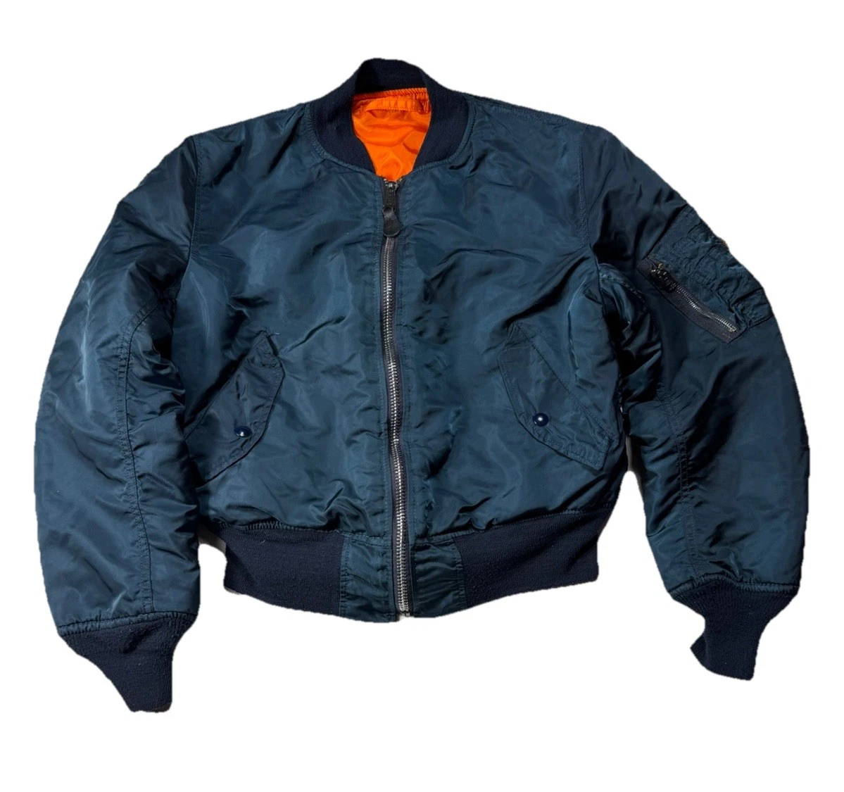 国内オンラインストア 80s 90s ALPHA INDUSTRIES MA-1 USA製 S 【公式