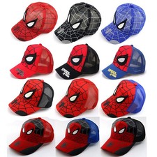 Baby Boys Spider Man Trucker Hat Toddler Kids Mesh Back Baseball Cap Sun Caps
