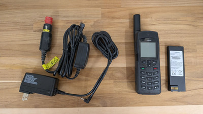 Iridium 9555 Satellite Phone with Cobham Explorer 510 BGAN Terminal