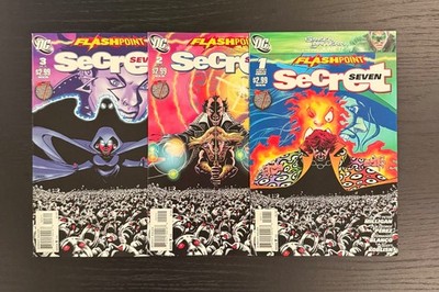 DC: Flashpoint- Secret Seven Vol. 1 (2011) #1-3 Complete Set