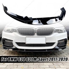Front Sto�stange Spoiler + Ecken Flaps F�r BMW 5er G30 G31 Pre-LCI M-Sport 17-20